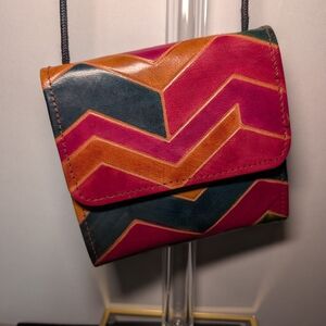1993 MTC Colorful Chevron Women's Wallet